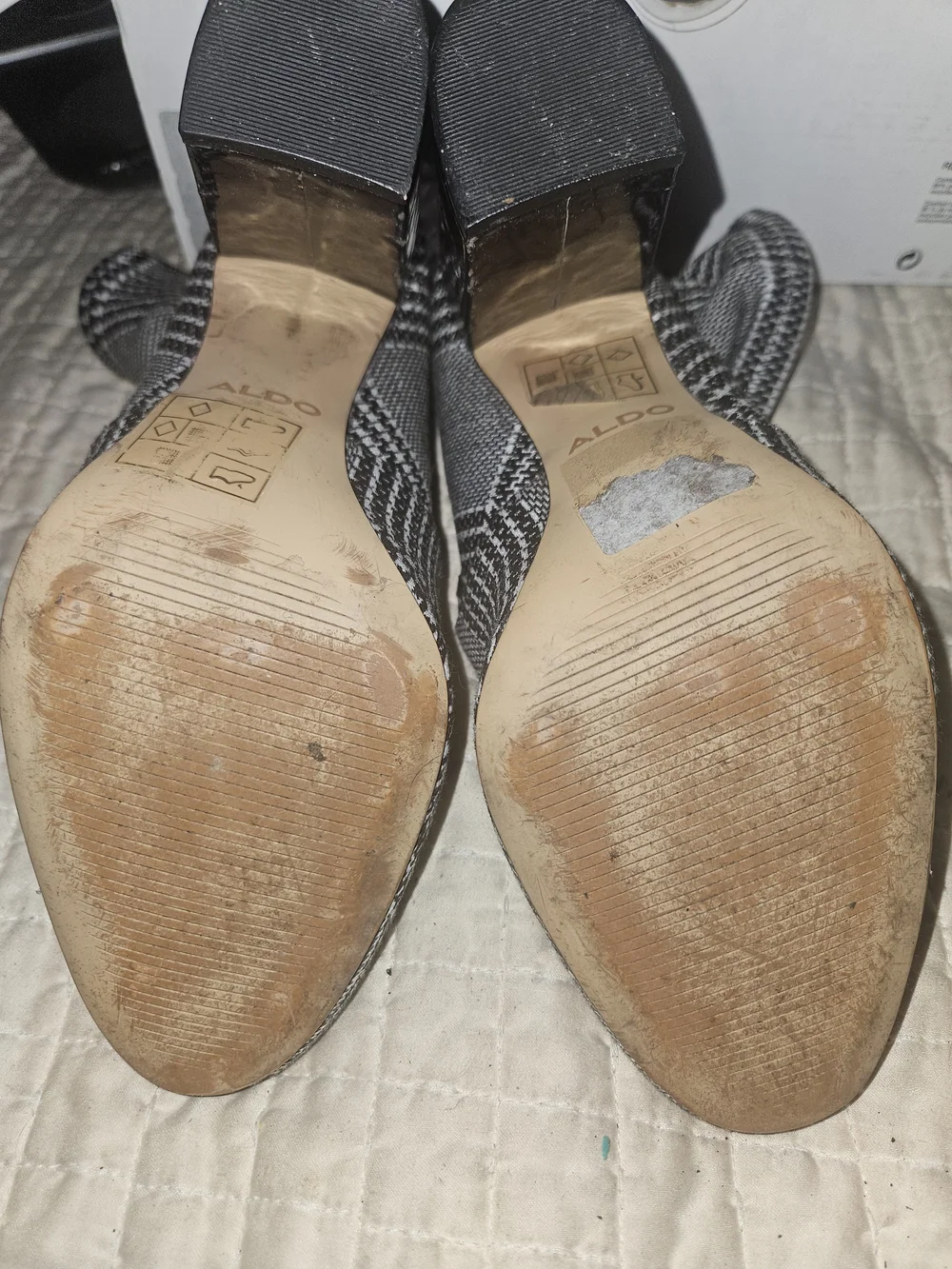 Aldo's Houndstooth Booties - Women's Fashion Boots